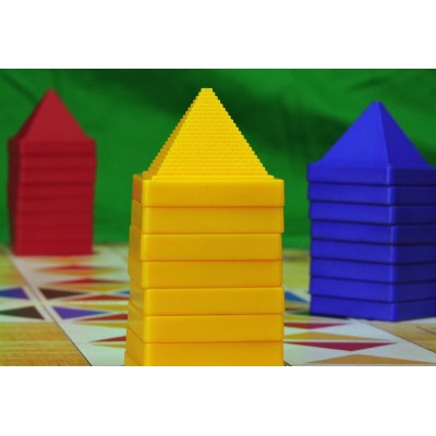 LAMINATED POSTER Board Game Pyramids Pastime Buildings Play Game Poster Print 24 x 36   